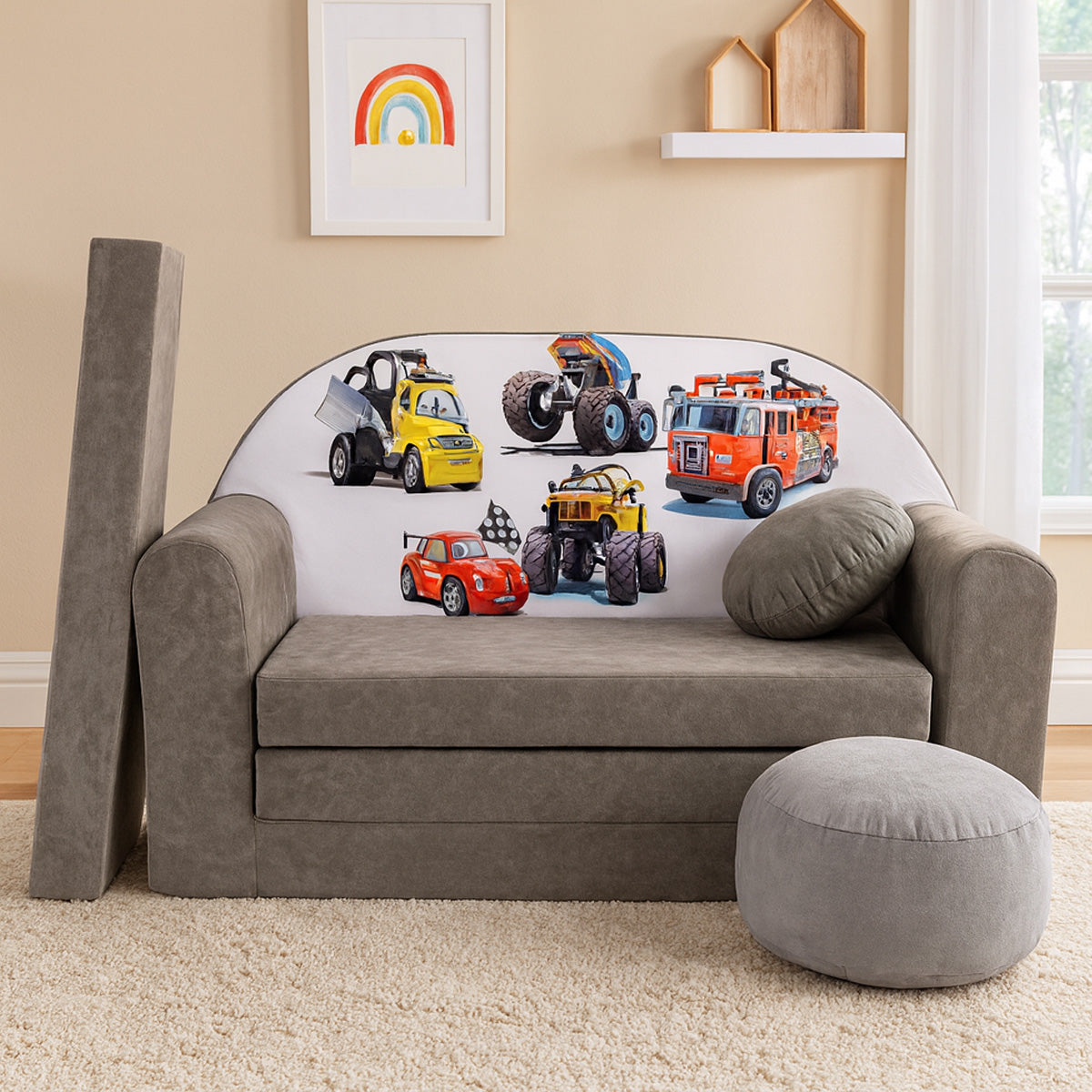 Kindersofa 3in1 – Spielsofa & Schlafsofa für Kinder A14