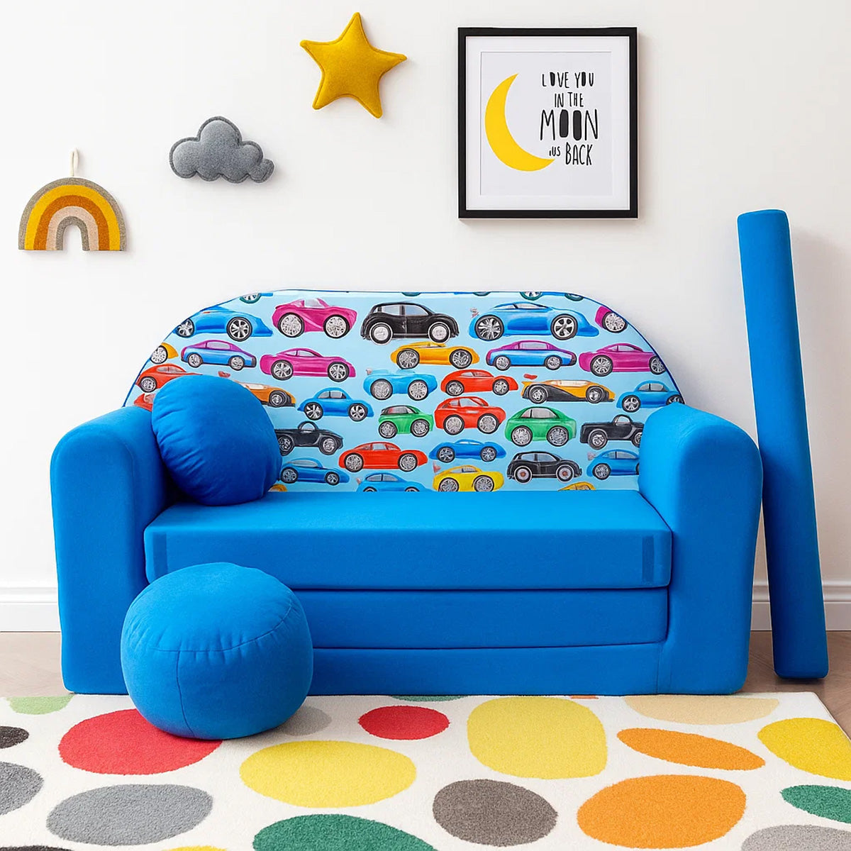 Kindersofa 3in1 – Spielsofa & Schlafsofa für Kinder C21