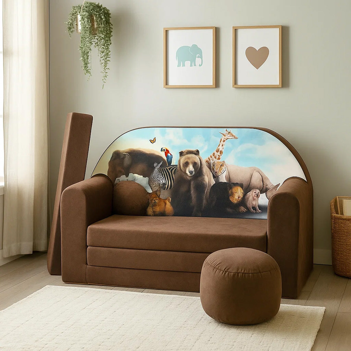 Kindersofa 3in1 – Spielsofa & Schlafsofa für Kinder K8