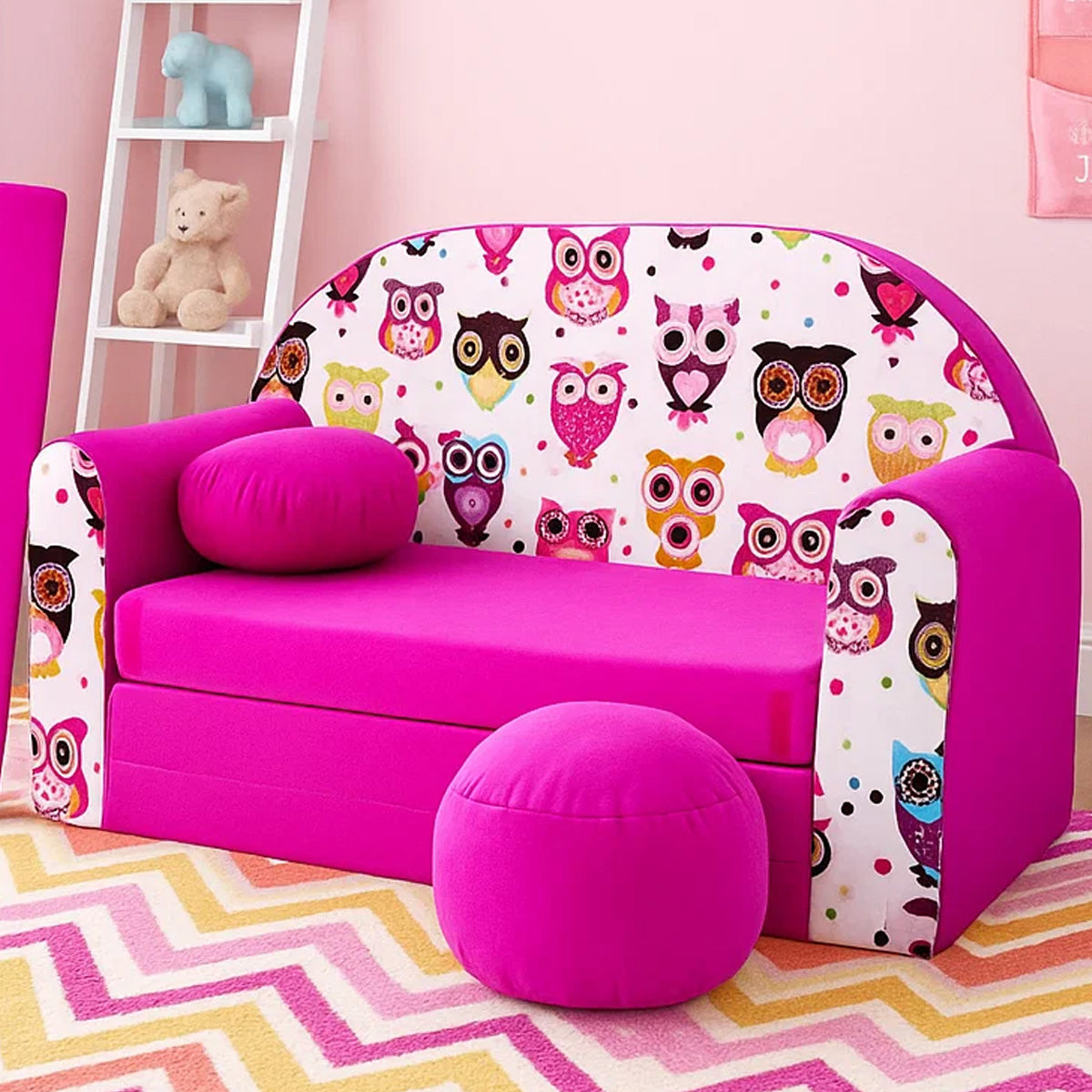 Kindersofa 3in1 – Spielsofa & Schlafsofa für Kinder H17