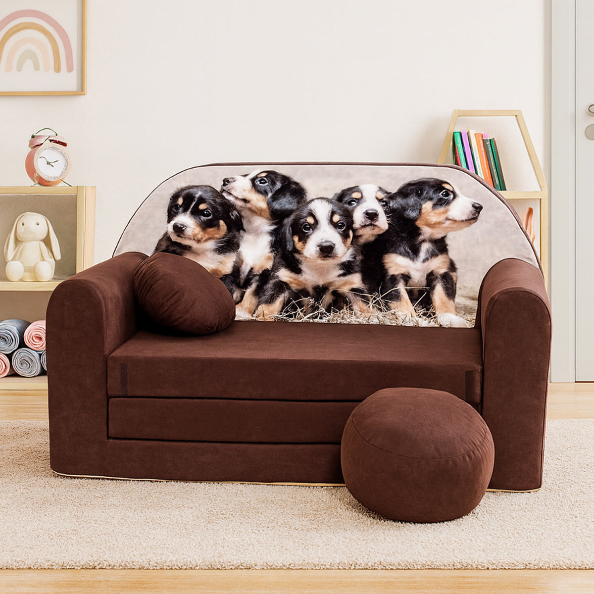 Kindersofa 3in1 – Spielsofa & Schlafsofa für Kinder K7