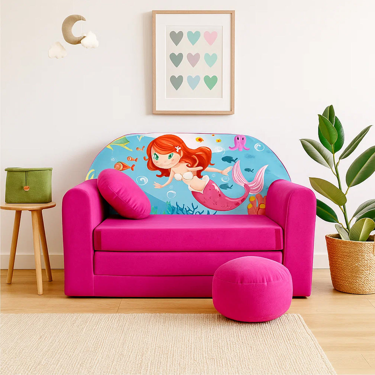 Kindersofa 3in1 – Spielsofa & Schlafsofa für Kinder H4