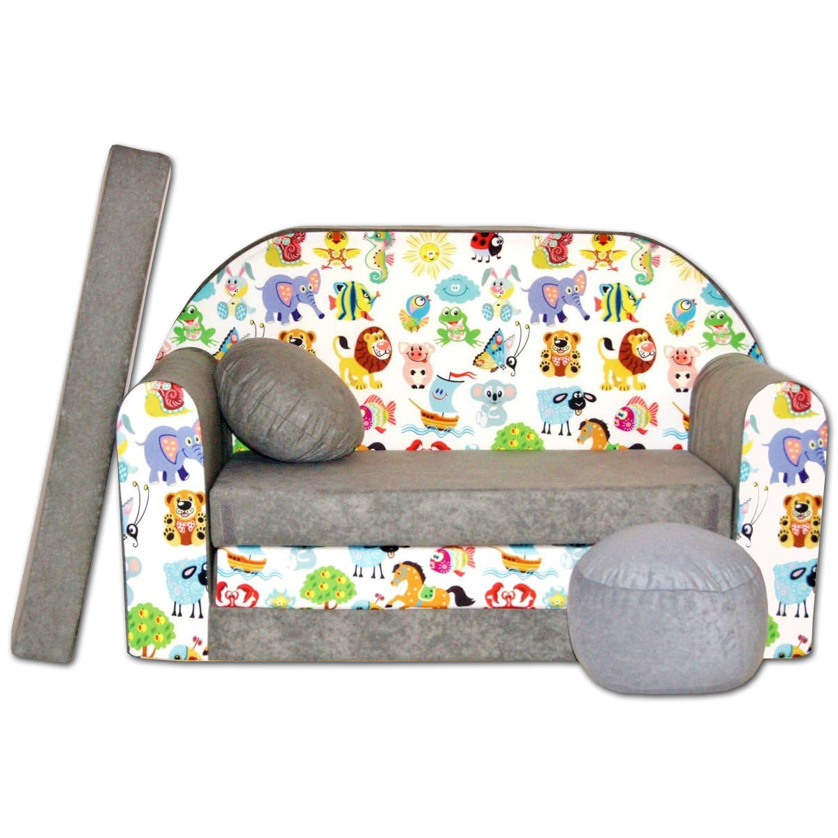 Kindersofa 3in1 – Spielsofa & Schlafsofa für Kinder A5