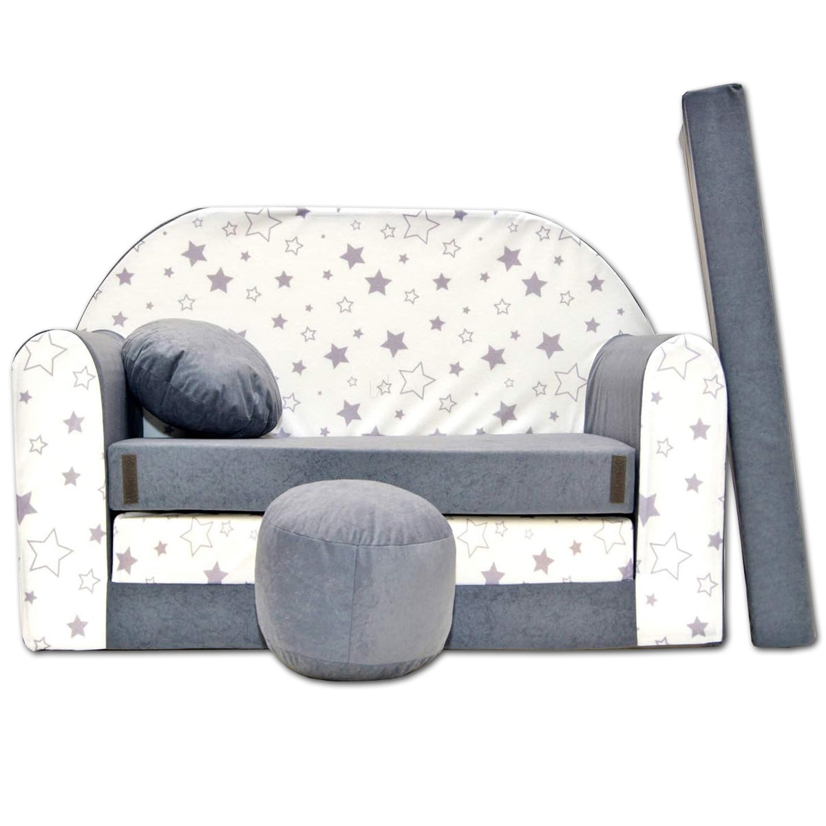 Kindersofa 3in1 – Spielsofa & Schlafsofa für Kinder A38