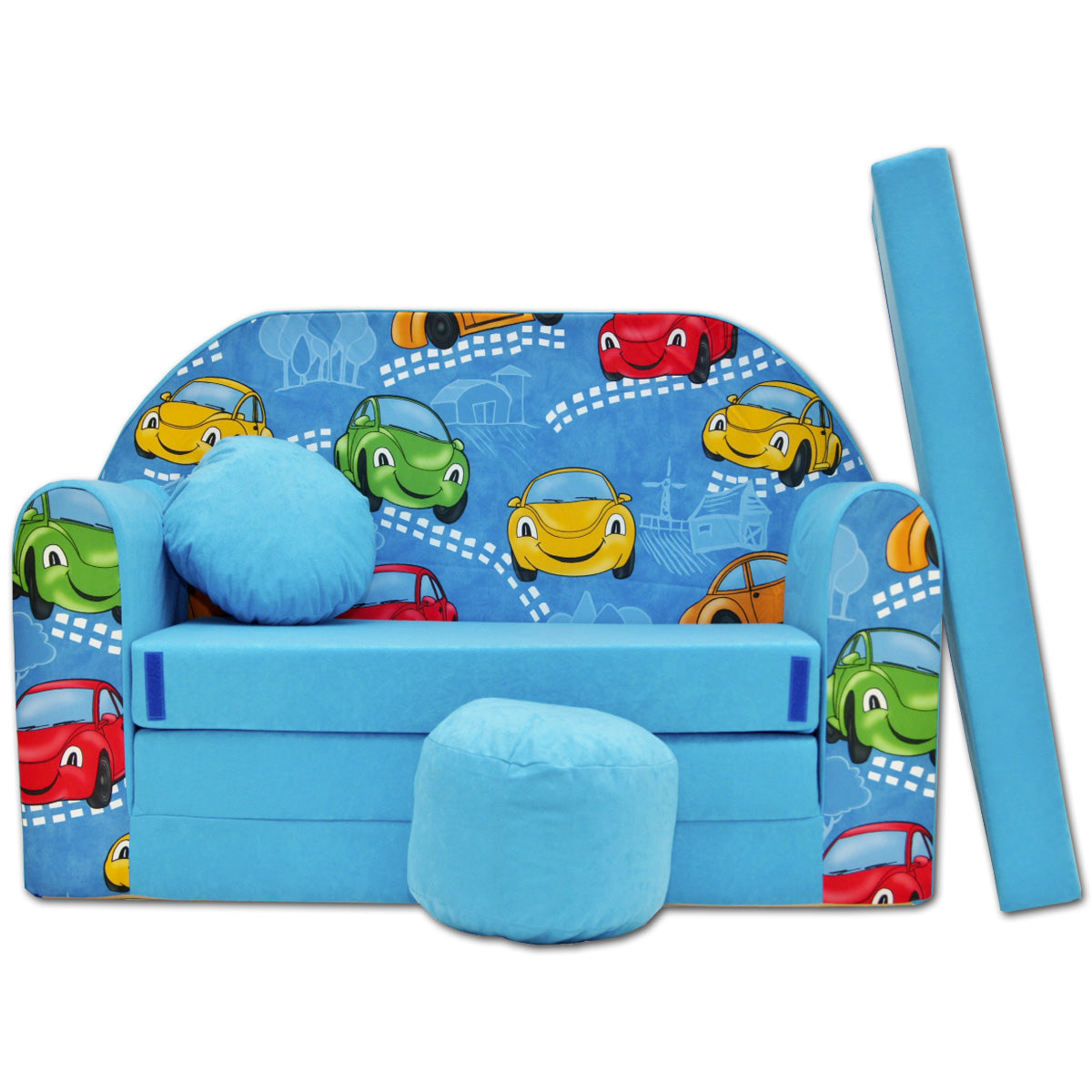 Kindersofa 3in1 – Spielsofa & Schlafsofa für Kinder B11