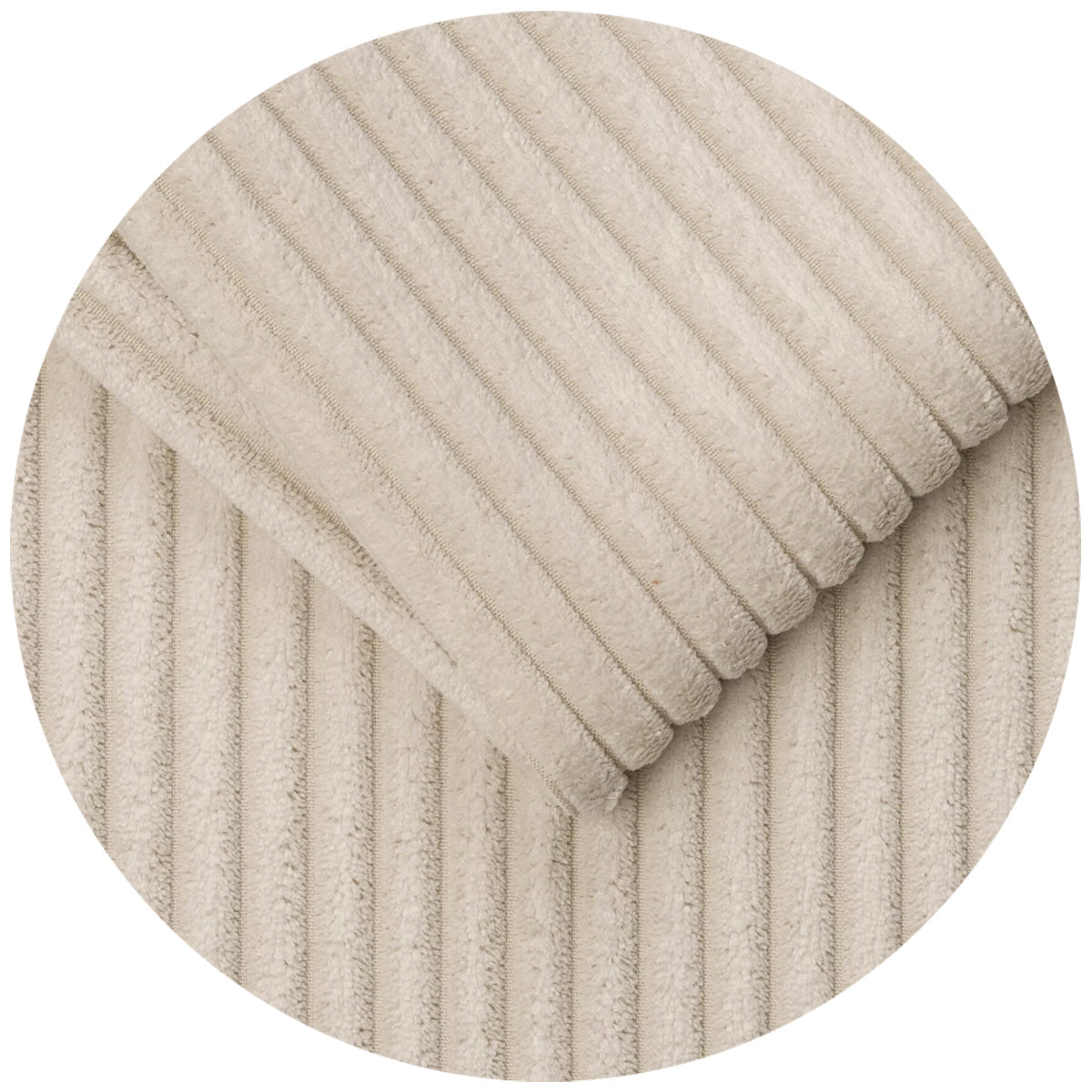 LEANBE Cord Dekokissen – Weiches Kissen mit strukturierter Oberfläche Set 6 Stck. - Beige