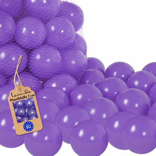 Plastikbälle Bälle für Bällebad 7 cm - Lila